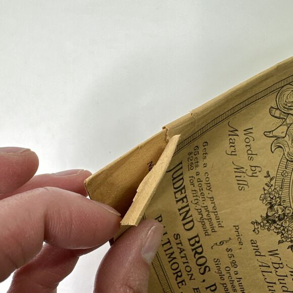 Antique 1918 Gates Of Life Easter Service Sample Copy Music Booklet Judefind - Picture 6 of 11